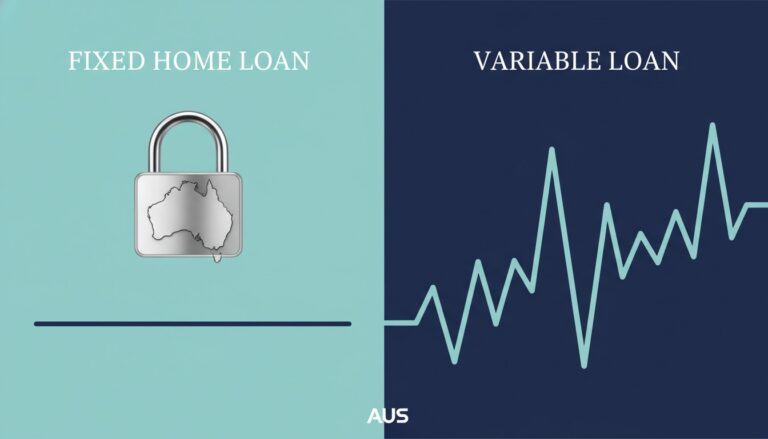 Split comparison of fixed and variable home loan interest rates
