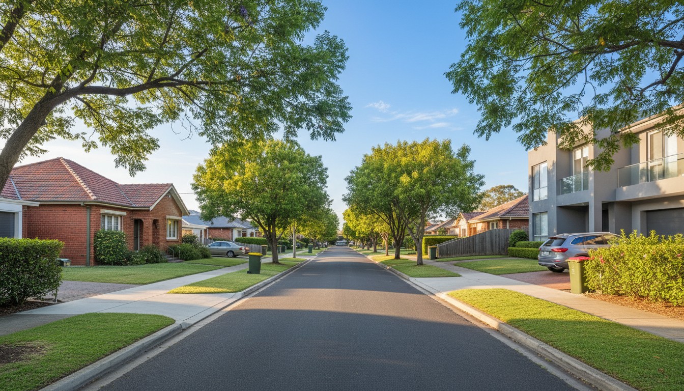Residential street in Wentworthville showing typical Western Sydney suburban homes